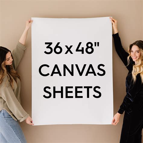 36x48" Extra Large Canvas for Painting - Affordable 100% Cotton Roll ...
