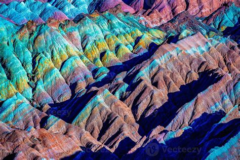 Amazing scenery of china mountains and blue sky background in sunset ...