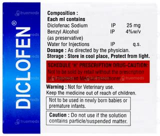 Diclofen 25 MG Injection 3 ML | Order Diclofen 25 MG Injection 3 ML ...
