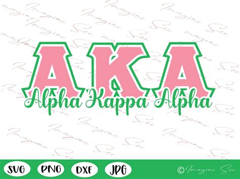 AKA Svg Alpha Kappa Alpha Sorority Svg Large Greek Letters - Etsy Hong Kong