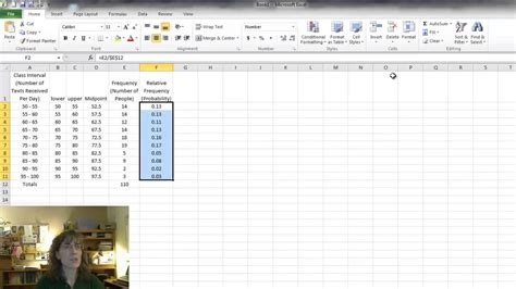 Image result for Relative Frequency Histogram Excel