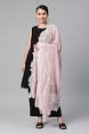 Buy Pink Valentino Lace Pastel Shawl by Modarta Online at Aza Fashions.