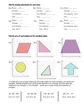 7th Grade Math Study Guide 的图像结果