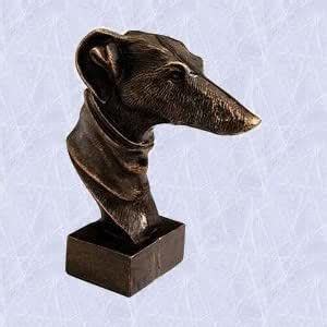 Buy greyhound statue home garden whippet sculpture bust (the digital ...