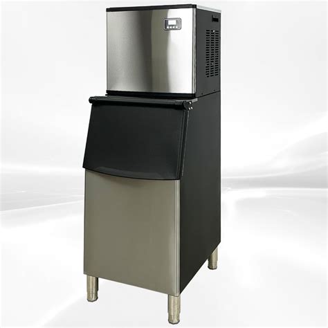 Commercial Ice Maker Hotel Ice Maker with Large Dispenser- 420 lb/per ...