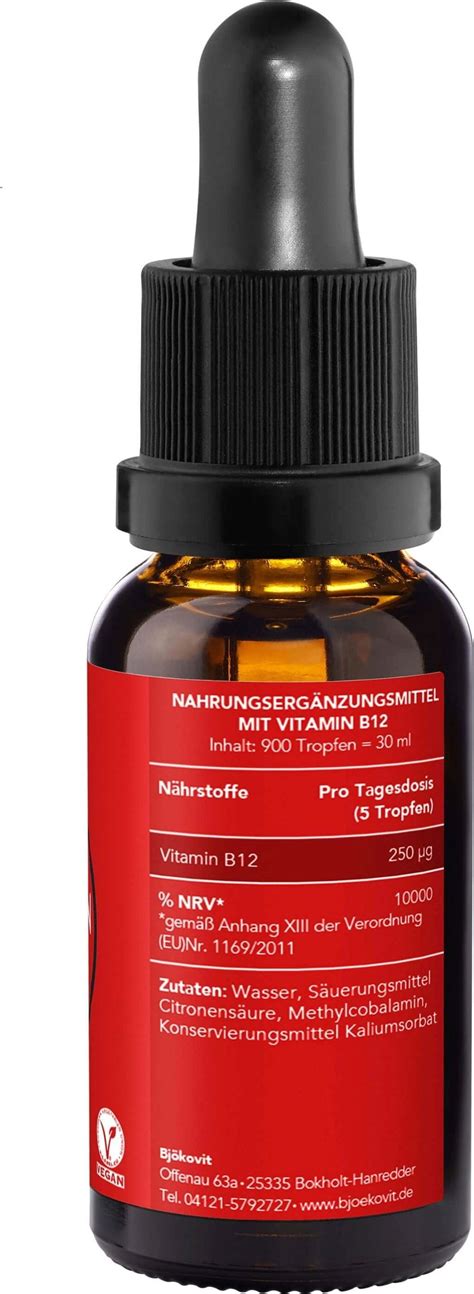 Vitamin B12 Drops, 30 ml - BjökoVit - VitalAbo Online Shop