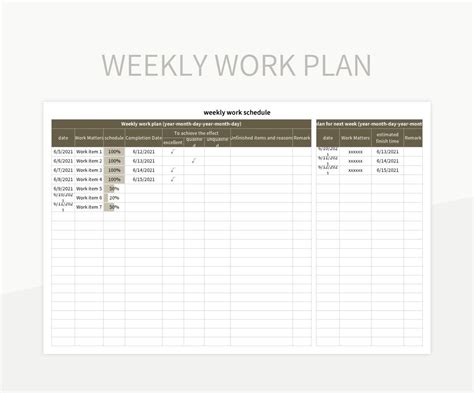 Weekly Work Plan 的图像结果