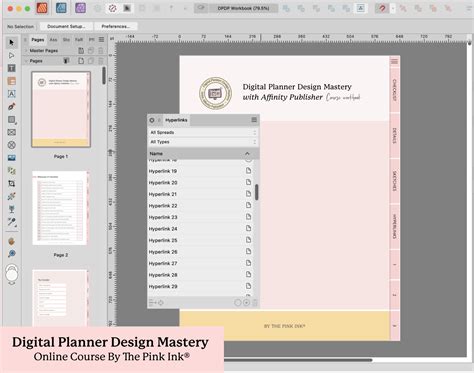 Affinity Publisher for Digital Planner Design — The Pink Ink