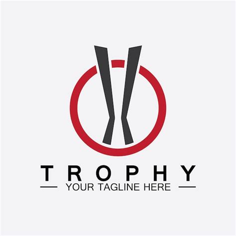 Icona del logo del vettore del trofeoicona del logo del trofeo dei ...