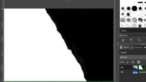 GIMP Transparent Mask 的图像结果