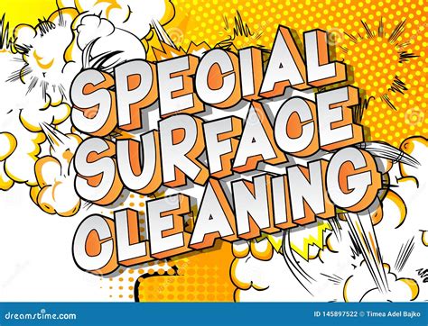 Special Surface Cleaning - Comic Book Style Words. Stock Vector - Illustration of cleaner ...