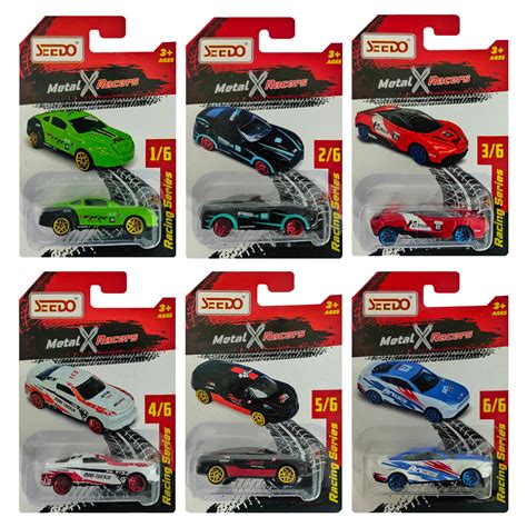 Buy Seedo Metal X Racers Racing Series Die Cast Car for Ages 3+, Pack ...