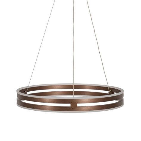 Suspension Marron Doré Verre Fer 220-240 V 60 x 60 x 9 cm | Leroy Merlin