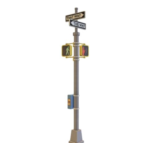 p3d.in - Traffic Light - Yellow