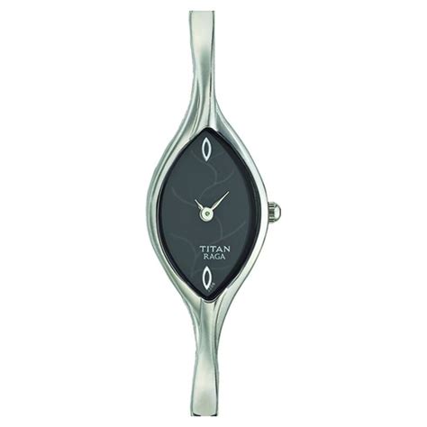 Buy Online Titan Quartz Analog Black Dial Watch for Women - nc9701sm02j ...