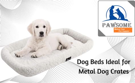 Pawsome Polyester, Bolster Pet Bed | Dog Beds Ideal for Metal Dog ...