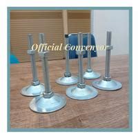 Review Adjuster Foot M12 /Kaki Conveyor / Foot Adjuster | Tokopedia