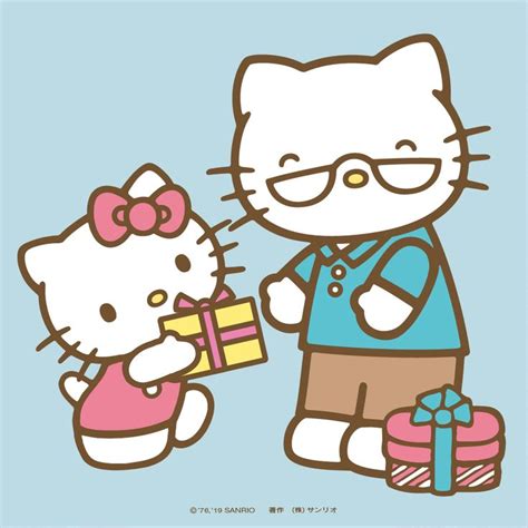 happy fathers day hello kitty
