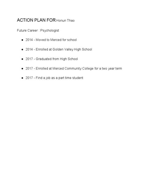 Action Plan Sample PDF 的图像结果