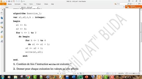 Image result for Algorithmique S2