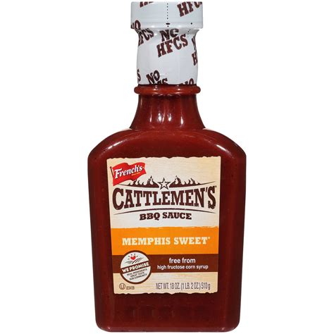 Cattlemen's Kosher Memphis Sweet BBQ Sauce, 18 oz Bottle - Walmart.com