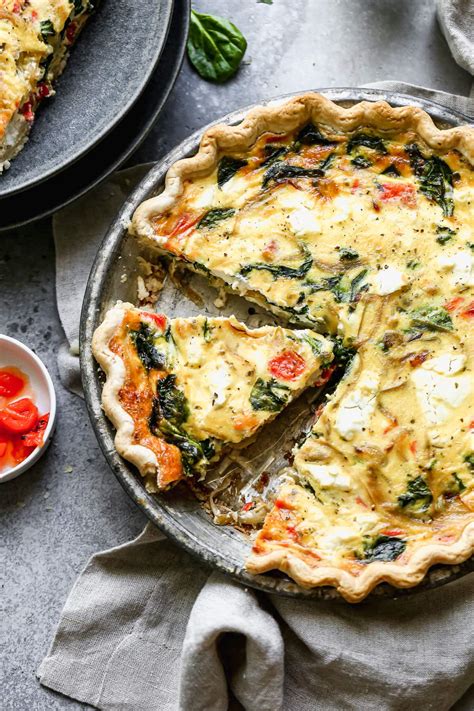 Goat Cheese Quiche {The BEST Veggie Quiche}– WellPlated.com