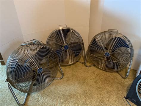 Lot # 131-Set of 3 Patton Floor Fans - SunnyCal Auctions & Estate Sales