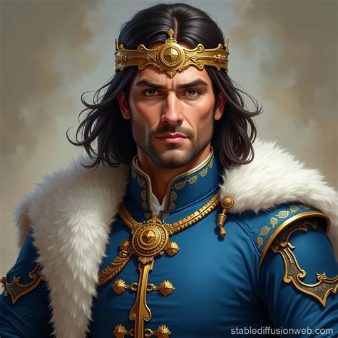 Elegant Noble Man in Dungeons and Dragons Style | Stable Diffusion Online