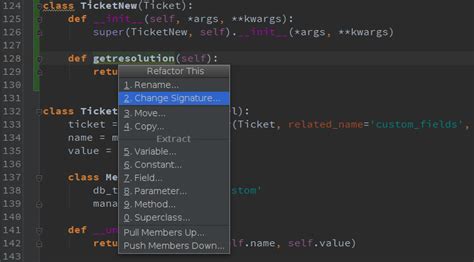 Image result for Code Refactor Python PyCharm