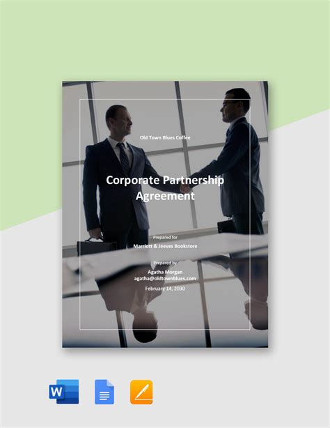 Partnership Resolution Template Word 的图像结果