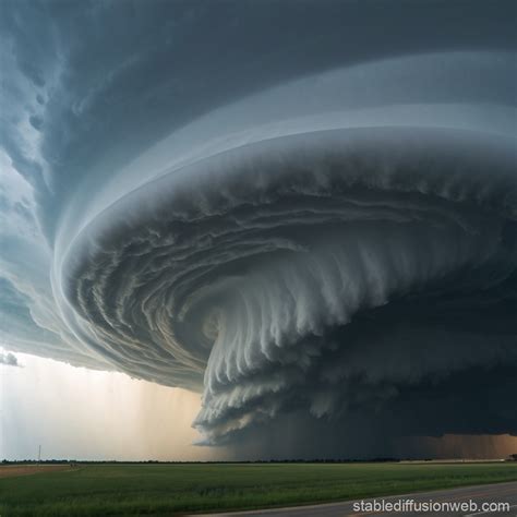 Mesocyclone Storm Image | Stable Diffusion Online