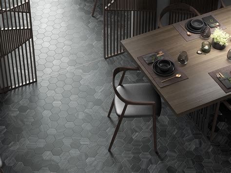 Lithos Hexagon | Porcelain Tile | Look Marbre | Floor & Wall