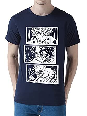 Buy FADDY NATIVE Demon Slayer Anime Zenitsu Tanjiro Inosuke Printed ...