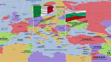 Map Bulgaria To Italy