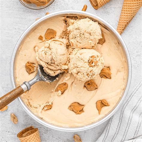 No-Churn Peanut Butter Ice Cream | The First Year