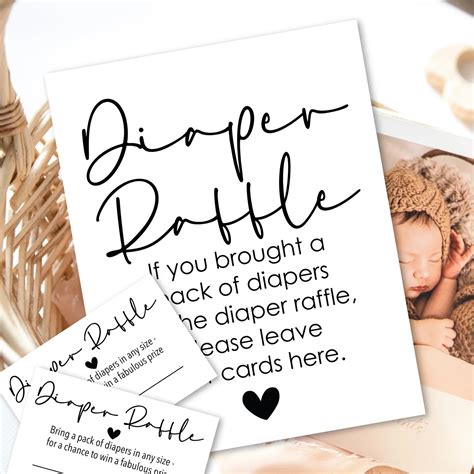 Diaper Raffle Wording