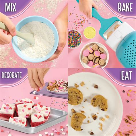 Easy Bake Oven Baking Bundle (Oven + 6 Mixes + Rainbow Sprinkles) for ...