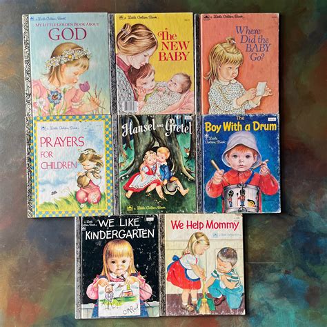 Vintage children's picture books for sale - Log Cabin Vintage