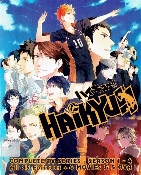 Haikyuu!! [Haikyu!!] Season 1-4 + 4 Movie + OVA DVD [English Dub ...