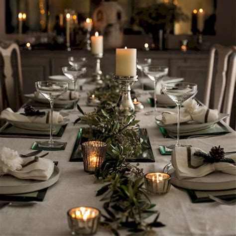 Table Setting Ideas For Christmas Dinner - Table Decoration