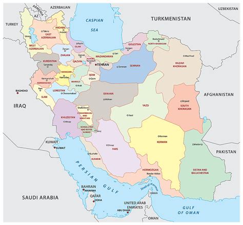Iran Location On Map