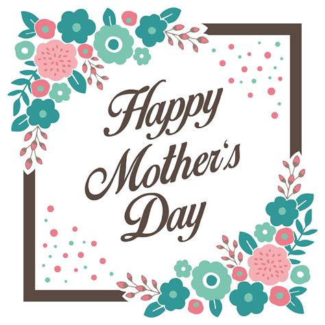 Happy Mothers Day Card 198795 Vector Art at Vecteezy