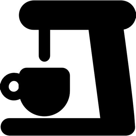 Coffee machine silhouette - Free food icons