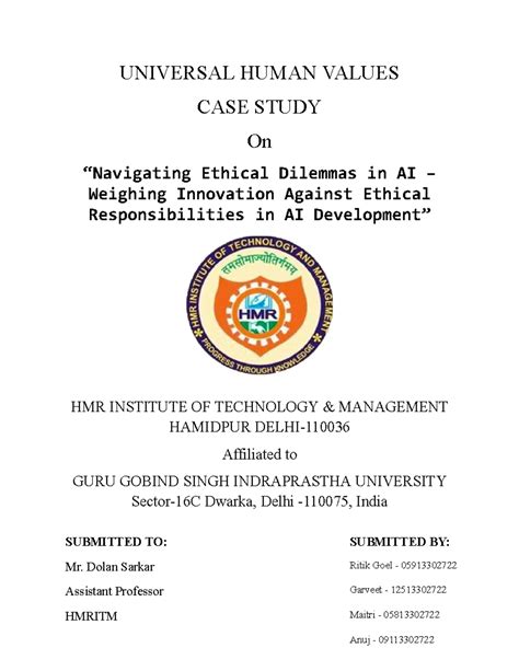 HUMAN Ethical Dilemmas in AI: Balancing Innovation & Responsibility ...