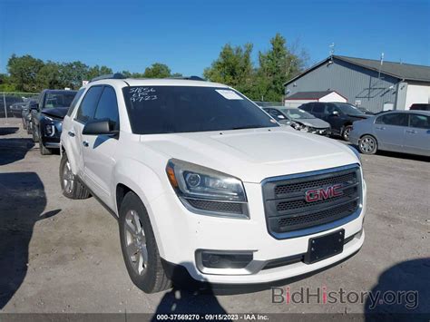 Report 1GKKVPKD1EJ124142 GMC ACADIA 2014 White Gasoline - price and damage history