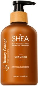 Beauty Garage Pure African Shea Butter Retention Treatment Shampoo ...