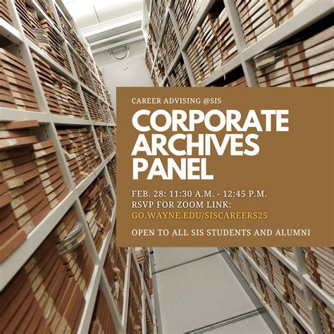 🗂️ Curious about corporate archives? Mark your calendars for February ...