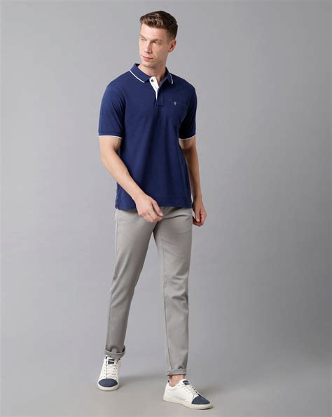 Classic polo Men's Orange Smart Double Pique Polo Half Sleeve Authentic ...