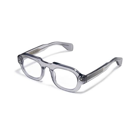 Hermann Gray Bio-Acetate Eyewear - Bold Retro Design