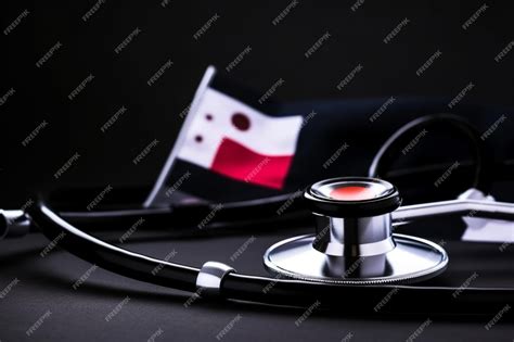 Premium Photo | Japan healthcare concept medical stethoscope with ...